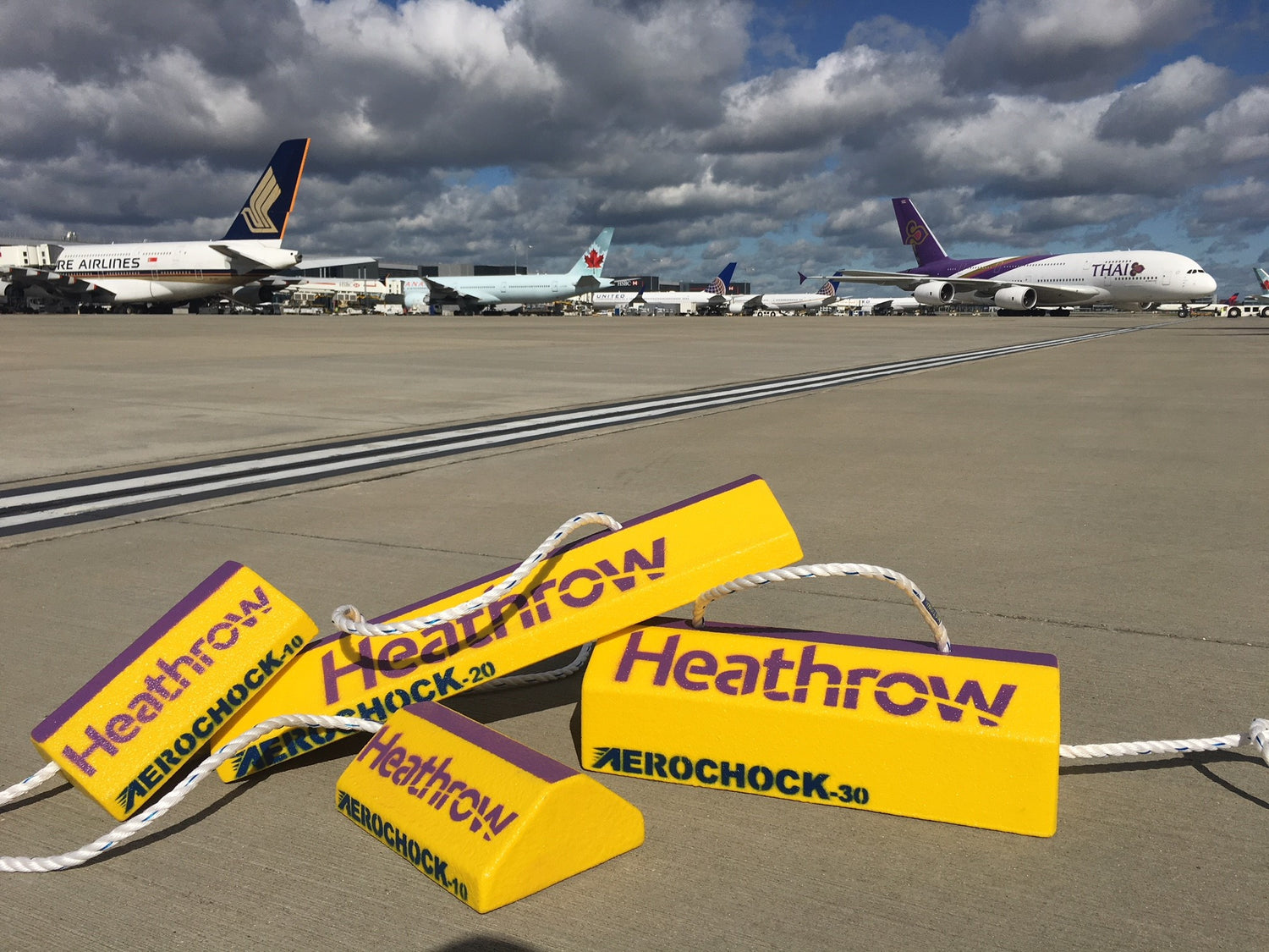 The lightest aviation wheel chocks on the market | Aerochock™